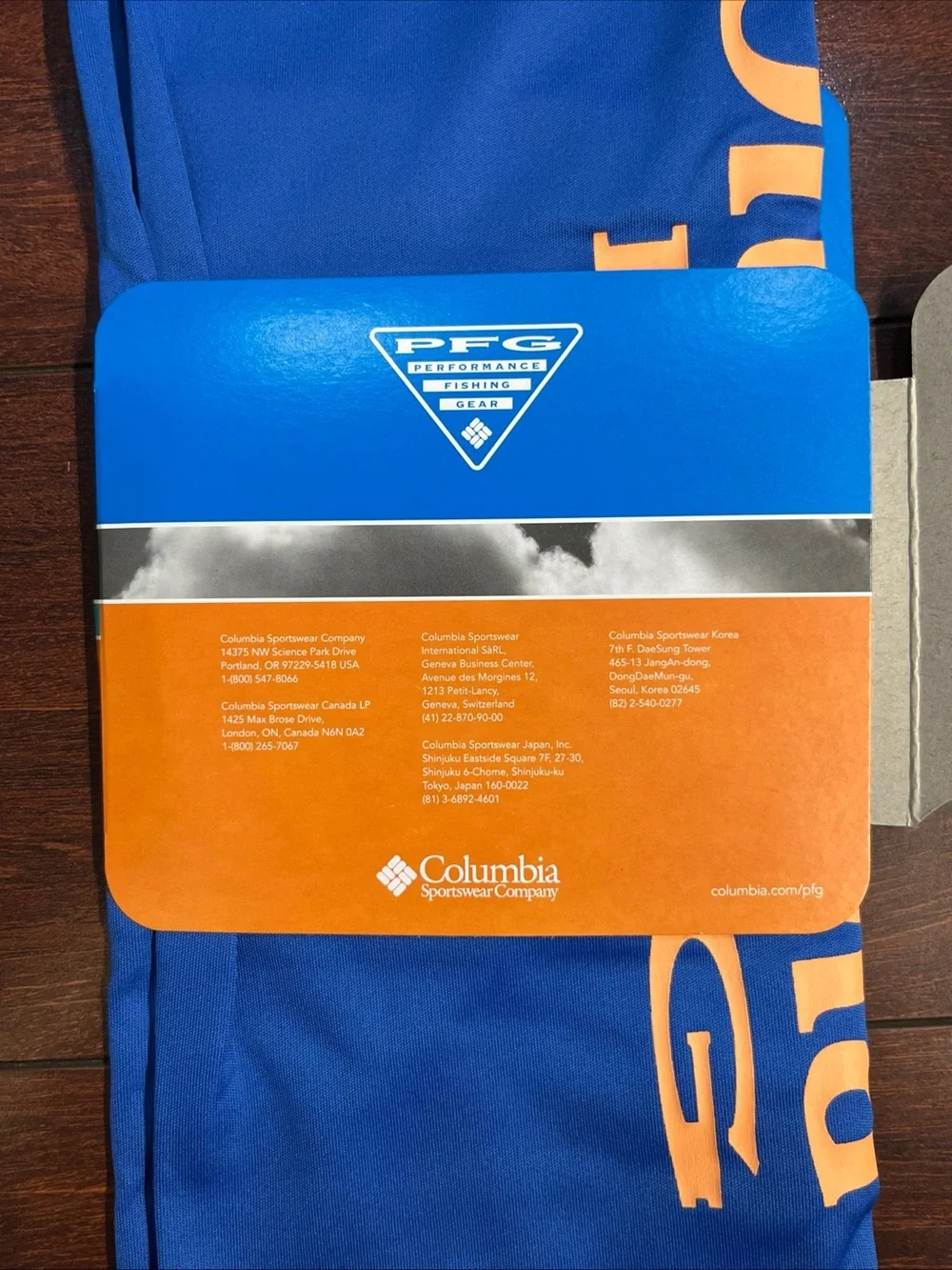 Columbia Terminal Tackle Neck Gaiter II L/XL Blue UPF 50 Sun Protection PFG New